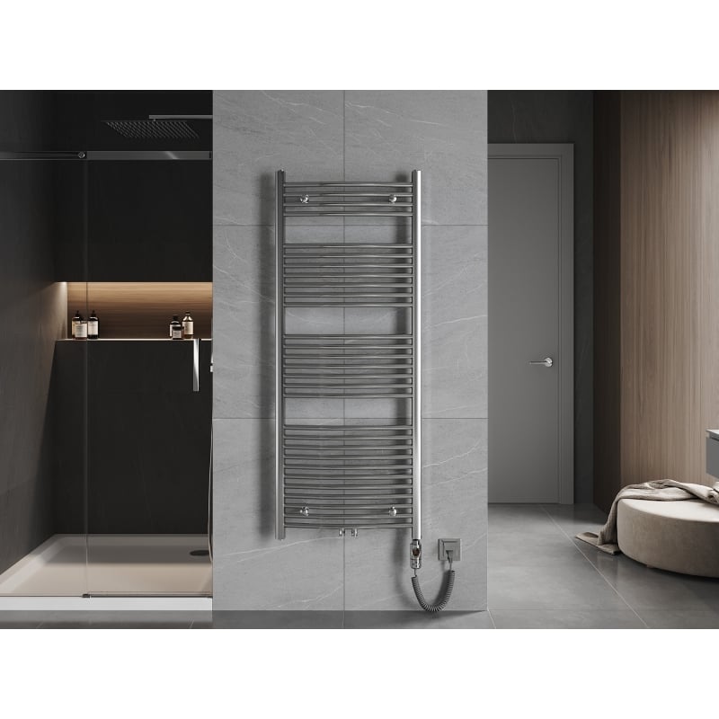 Mexen Ares radiador eléctrico 1500 x 600 mm, 600 W, cromo - W102-1500-600-2600-01
