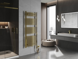 Mexen Ares elektrische radiator 1500 x 600 mm, 600 W, goud - W102-1500-600-2600-50