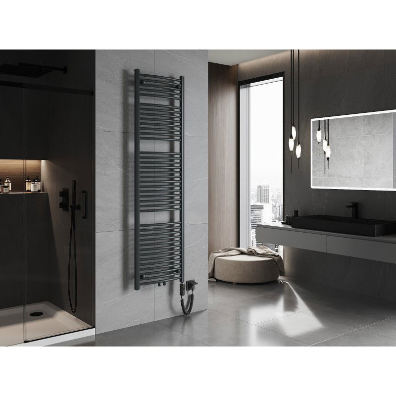 Mexen Ares ηλεκτρικό καλοριφέρ 1800 x 500 mm, 900 W, ανθρακί - W102-1800-500-2900-66