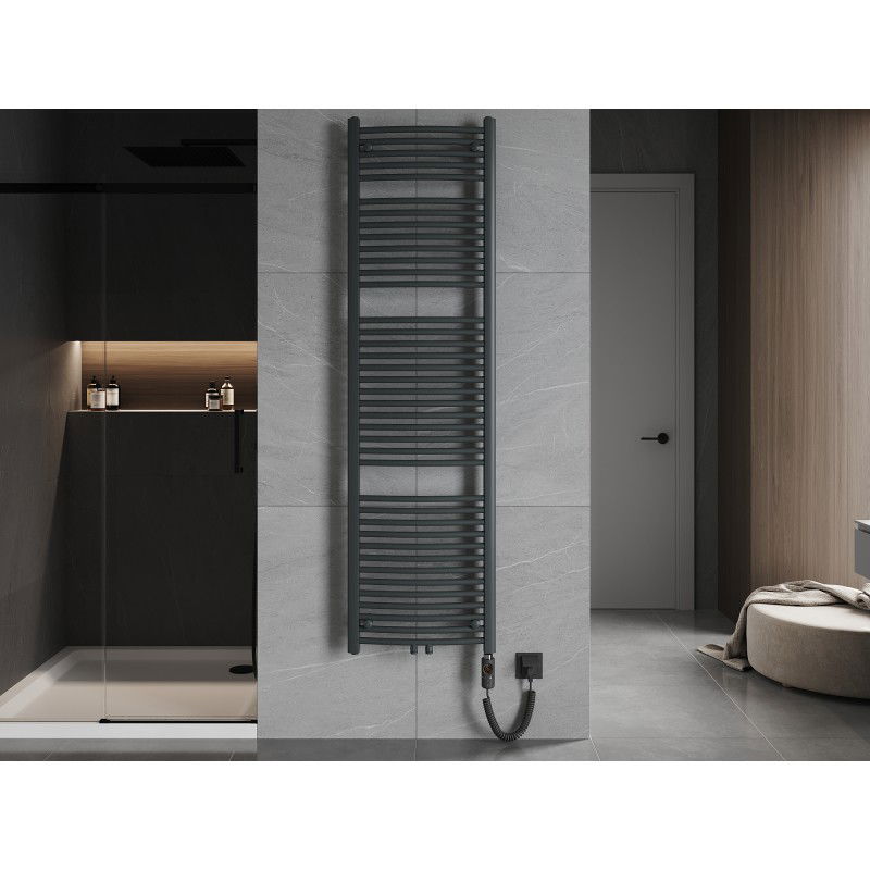 Mexen Ares elektriskais radiators 1800 x 500 mm, 900 W, antracīts - W102-1800-500-2900-66