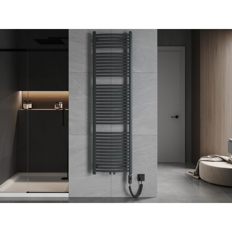 Mexen Ares sähkölämmitin 1800 x 500 mm, 900 W, antrasiitti - W102-1800-500-2900-66