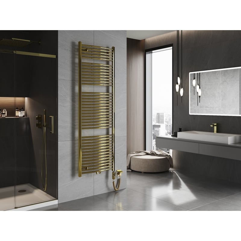 Mexen Ares radiador eléctrico 1800 x 600 mm, 600 W, dorado - W102-1800-600-2900-50