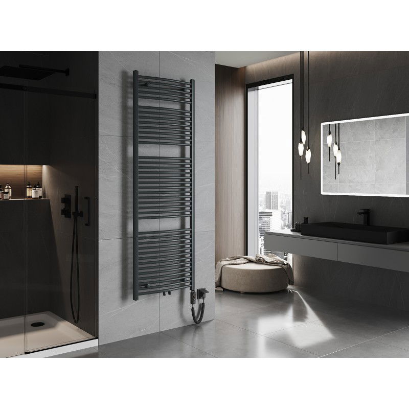 Mexen Ares elektrisk radiator 1800 x 600 mm, 900 W, antracit - W102-1800-600-2900-66