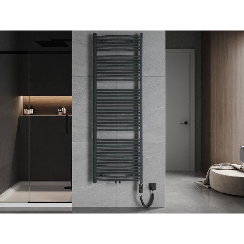 Mexen Ares elektrische radiator 1800 x 600 mm, 900 W, antraciet - W102-1800-600-2900-66