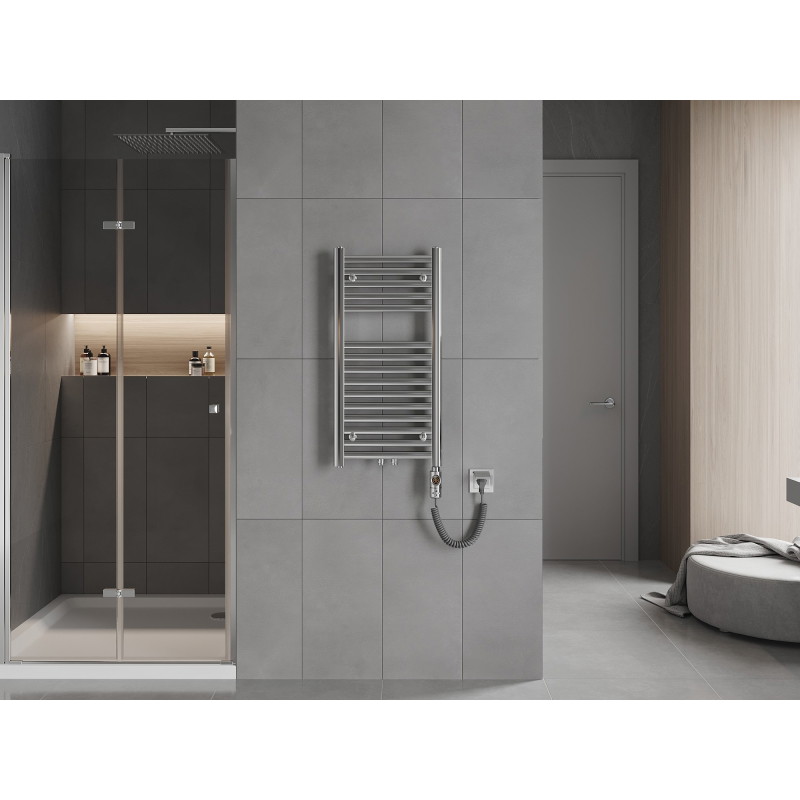 Mexen Hades radiador eléctrico 800 x 400 mm, 300 W, cromo - W104-0800-400-2300-01