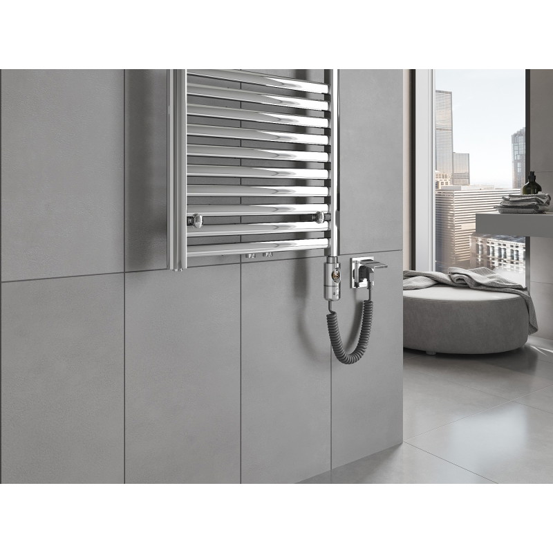 Mexen Hades radiador eléctrico 800 x 400 mm, 300 W, cromo - W104-0800-400-2300-01