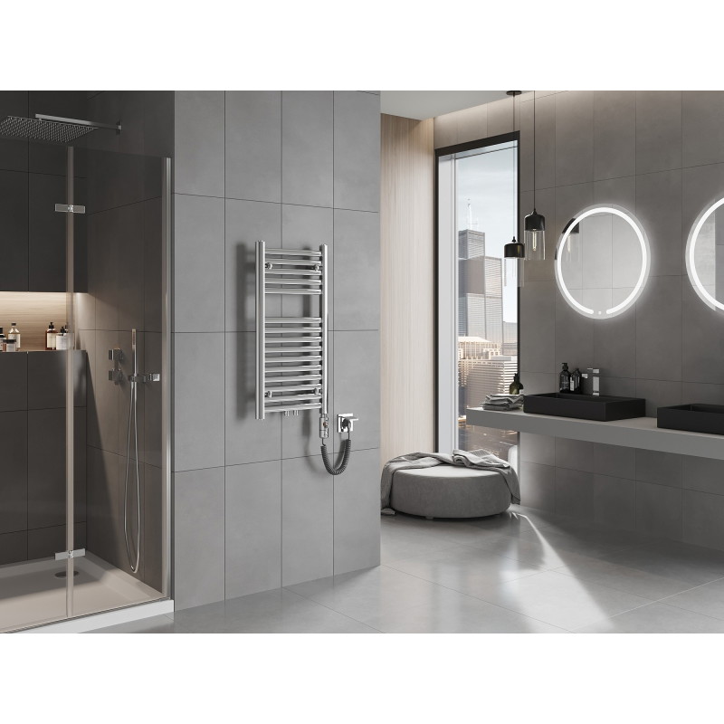 Mexen Hades radiador eléctrico 800 x 400 mm, 300 W, cromo - W104-0800-400-2300-01