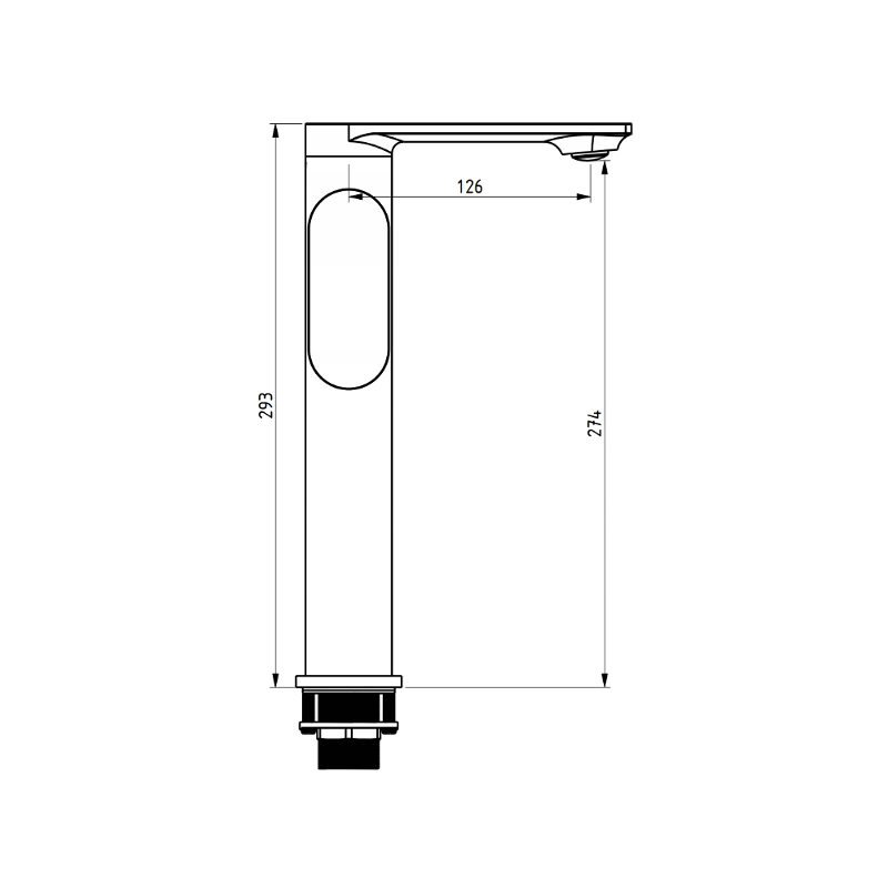Mexen Milo DF40 badkarsset, svart - 713153DF40-70