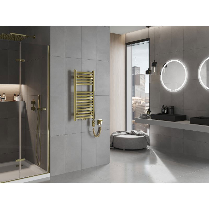 Mexen Hades ηλεκτρικό καλοριφέρ 800 x 400 mm, 300 W, χρυσό - W104-0800-400-2300-50