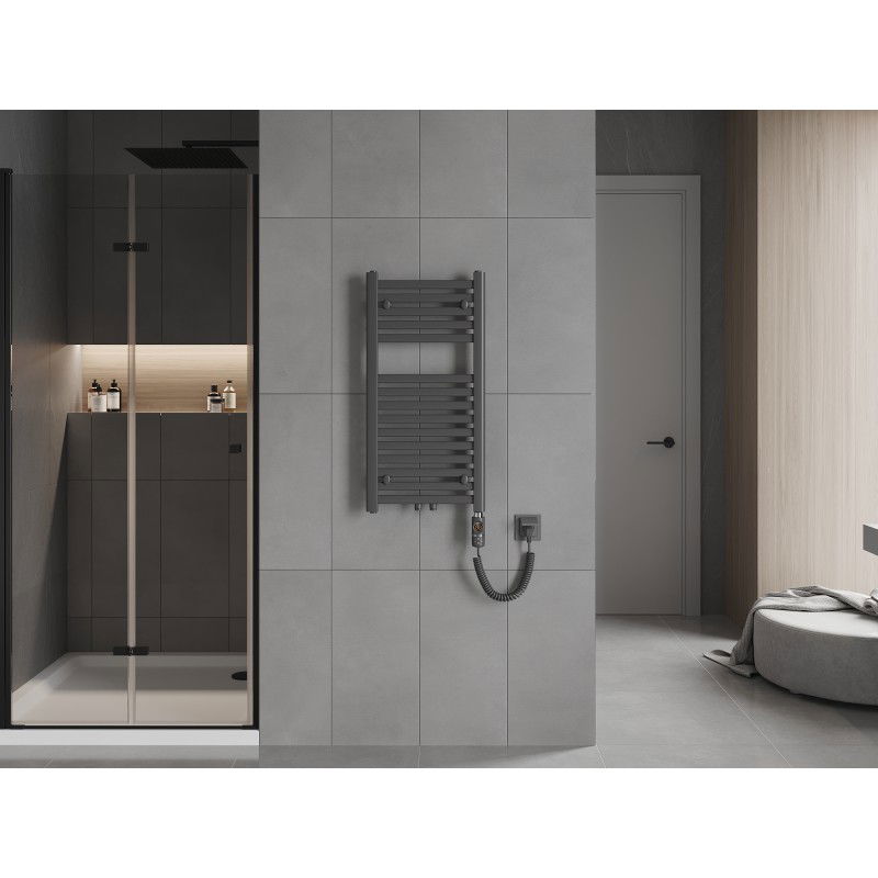 Mexen Hades ηλεκτρικό καλοριφέρ 800 x 400 mm, 300 W, ανθρακί - W104-0800-400-2300-66