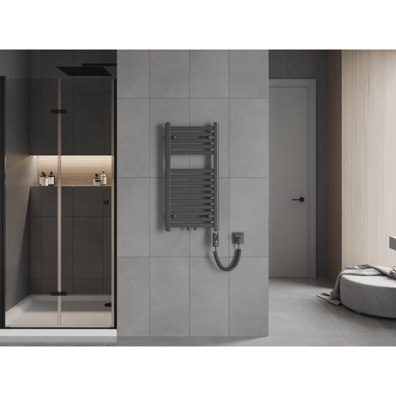 Mexen Hades sähköradiaattori 800 x 400 mm, 300 W, antrasiitti - W104-0800-400-2300-66