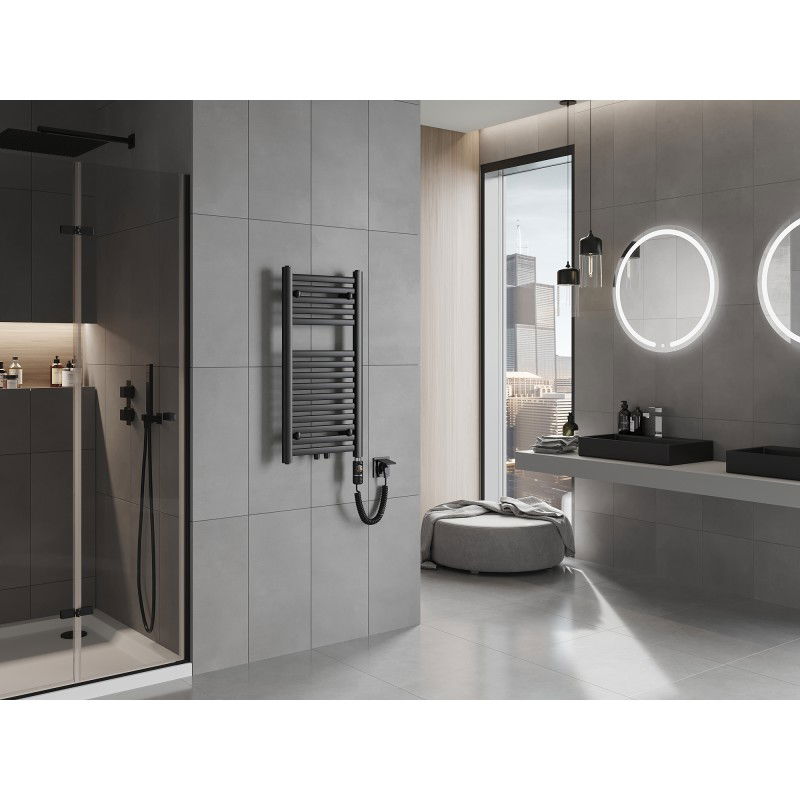 Mexen Hades ηλεκτρικό καλοριφέρ 800 x 400 mm, 300 W, μαύρο - W104-0800-400-2300-70