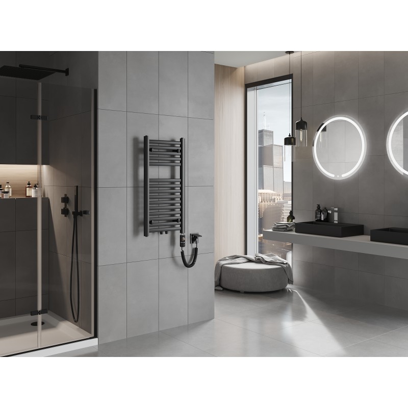 Mexen Hades elektrischer Heizkörper 800 x 400 mm, 300 W, schwarz - W104-0800-400-2300-70