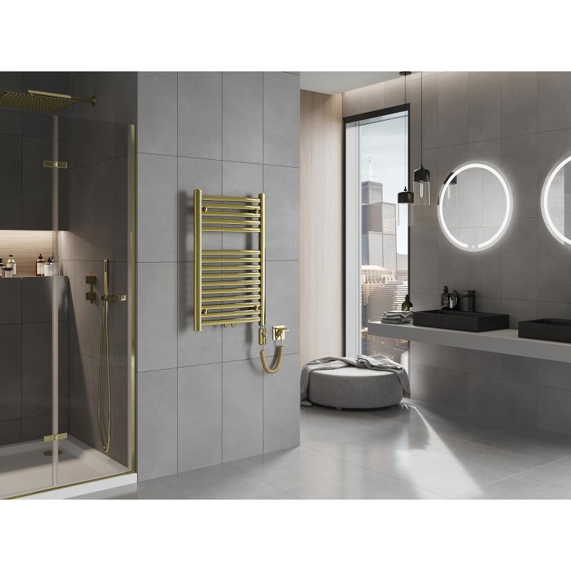 Mexen Hades elektriskais radiators 800 x 500 mm, 300 W, zelta krāsā - W104-0800-500-2300-50