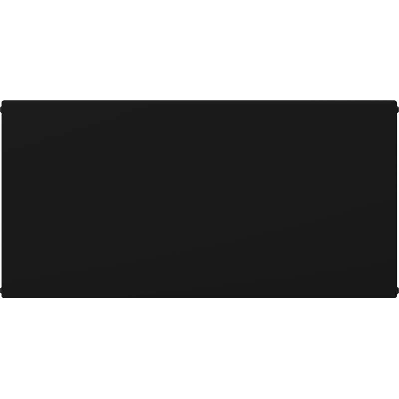 Mexen CHF20 Hygiene Flat radiador de placa 300 x 1000 mm, conexión lateral, 568 W, negro - W420HF-030-100-70