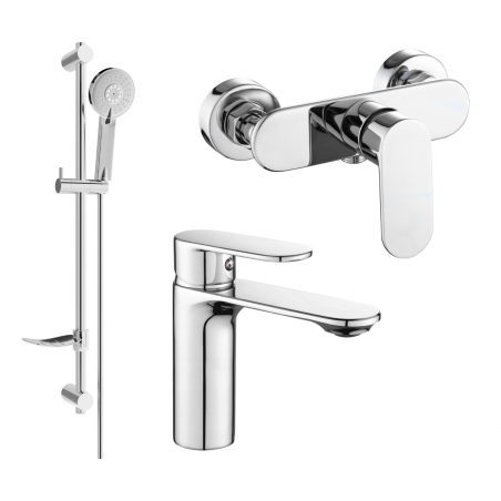 Mexen Milo DF40 dušikomplekt, kroom - 71304DF40-00
