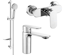 Mexen Milo DF40 ensemble de douche, chrome - 71304DF40-00