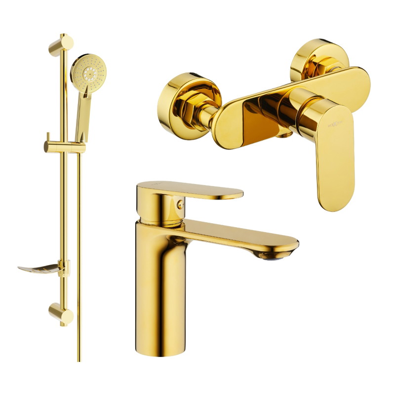 Mexen Milo DF40 dušikomplekt, kuldne - 71304DF40-50