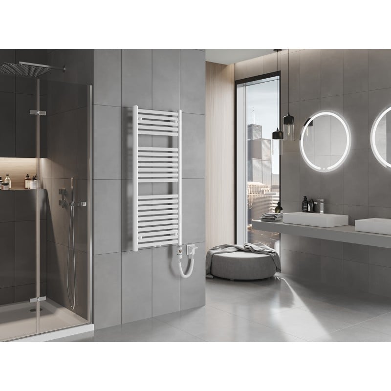 Mexen Hades sähkölämmitin 1200 x 500 mm, 600 W, valkoinen - W104-1200-500-2600-20