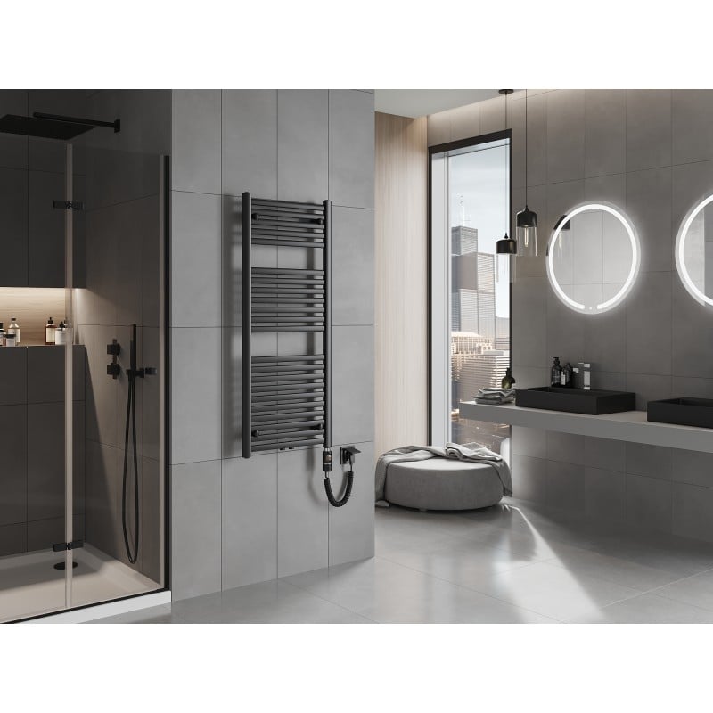 Mexen Hades Electric Radiator 1200 x 500 mm, 600 W, Black - W104-1200-500-2600-70