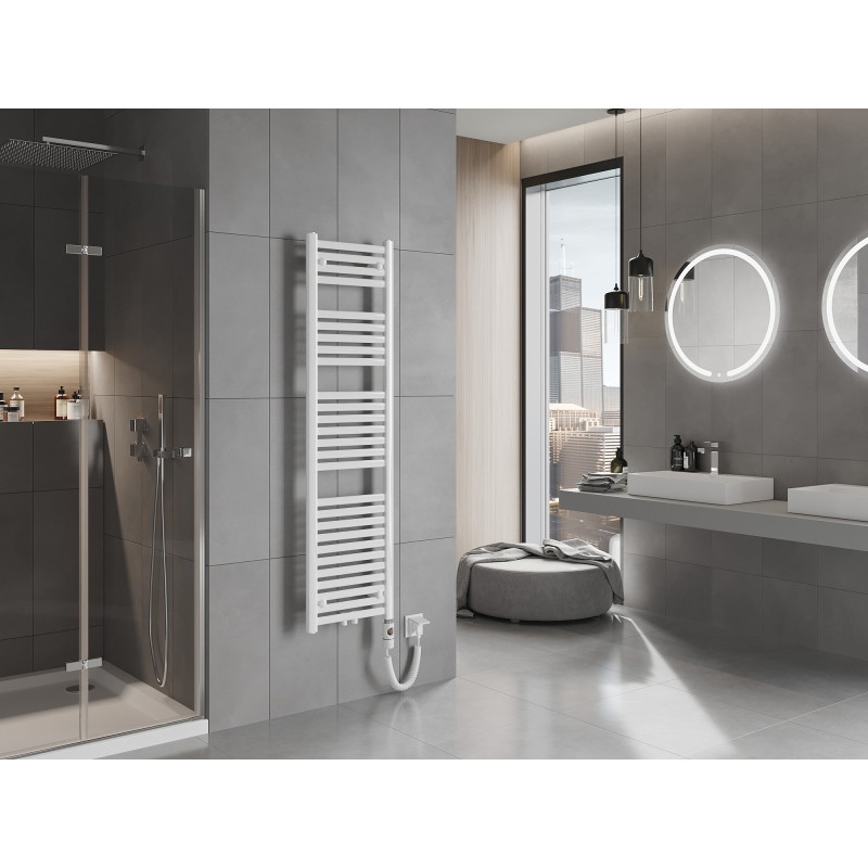 Mexen Hades radiador eléctrico 1500 x 400 mm, 600 W, blanco - W104-1500-400-2600-20