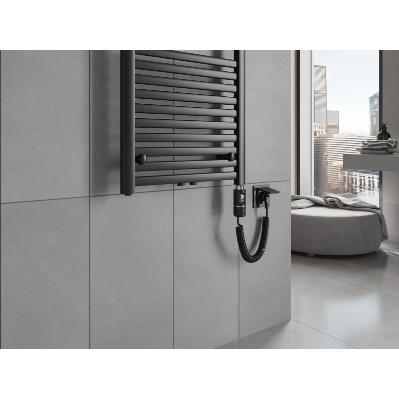 Mexen Hades radiador eléctrico 1500 x 400 mm, 600 W, negro - W104-1500-400-2600-70