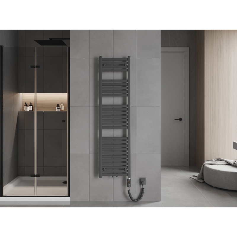 Mexen Hades radiador eléctrico 1500 x 400 mm, 600 W, antracita - W104-1500-400-2600-66