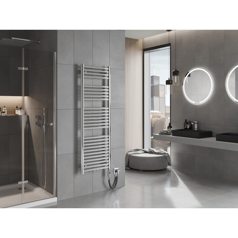 Mexen Hades radiador eléctrico 1500 x 500 mm, 600 W, cromo - W104-1500-500-2600-01
