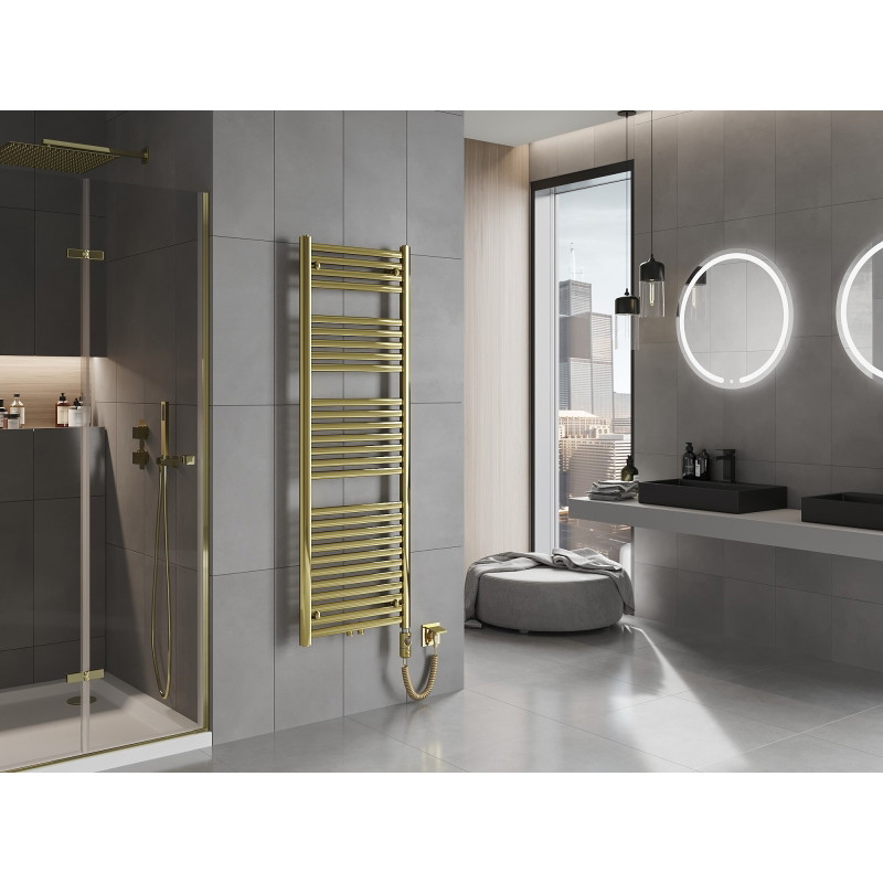 Mexen Hades radiador eléctrico 1500 x 500 mm, 600 W, dorado - W104-1500-500-2600-50