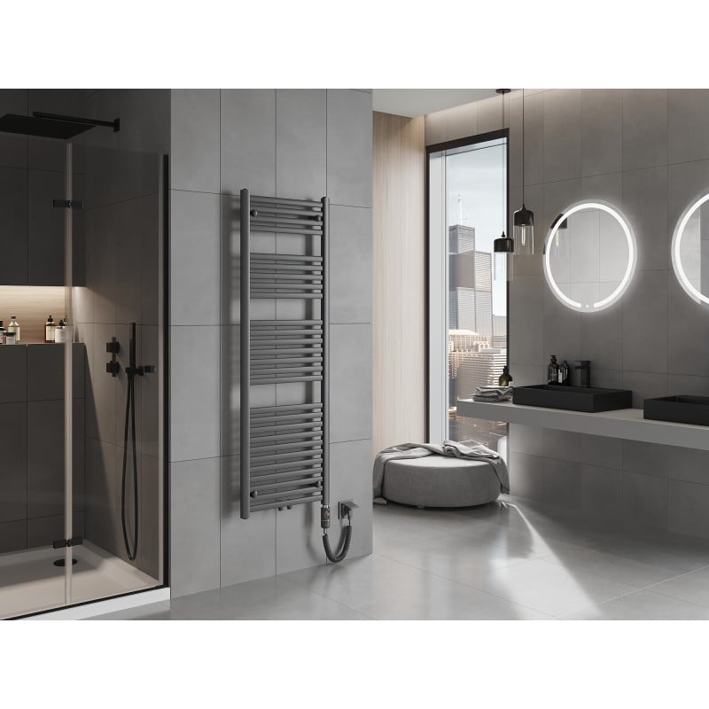 Mexen Hades elektrisk radiator 1500 x 500 mm, 900 W, antracit - W104-1500-500-2900-66