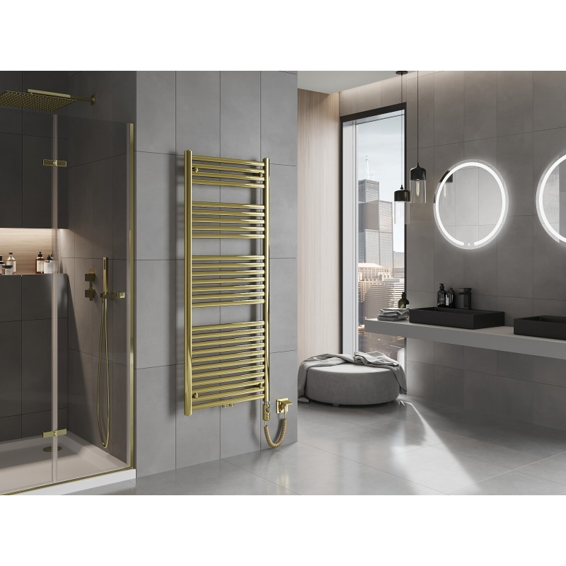 Mexen Hades radiador eléctrico 1500 x 600 mm, 600 W, dorado - W104-1500-600-2600-50