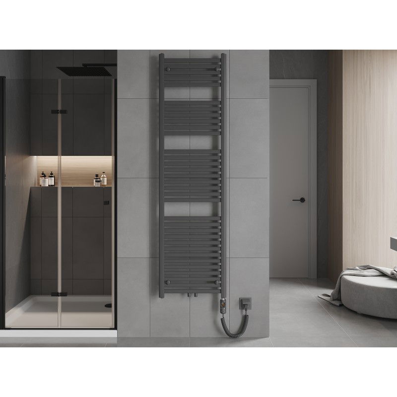 Mexen Hades elektriskais radiators 1800 x 500 mm, 900 W, antracīts - W104-1800-500-2900-66