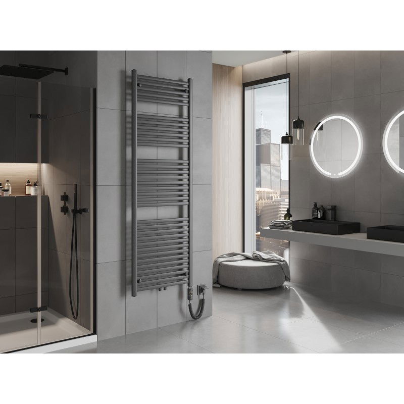 Mexen Hades elektriskais radiators 1800 x 600 mm, 900 W, antracīts - W104-1800-600-2900-66