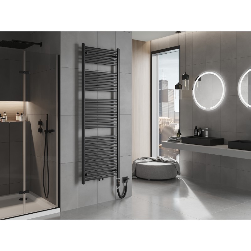 Mexen Hades Elektroheizkörper 1800 x 600 mm, 900 W, schwarz - W104-1800-600-2900-70