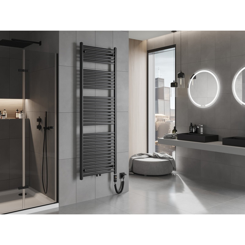 Mexen Hades radiador eléctrico 1800 x 600 mm, 900 W, negro - W104-1800-600-2900-70