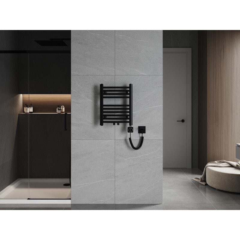 Mexen Ares elektrischer Heizkörper 500 x 400 mm, 300 W, schwarz - W102-0500-400-6300-70