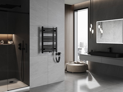 Mexen Ares sähköpatteri 700 x 500 mm, 300 W, musta - W102-0700-500-6300-70