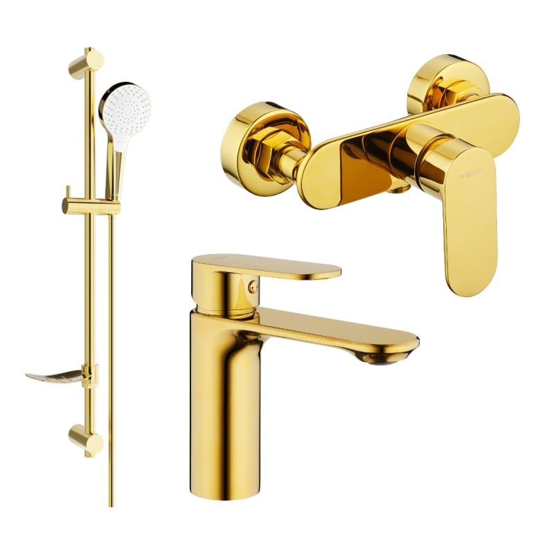 Mexen Milo DF05 dušikomplekt, kuldne - 71304DF05-50