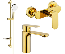 Mexen Milo DF05 dušikomplekt, kuldne - 71304DF05-50