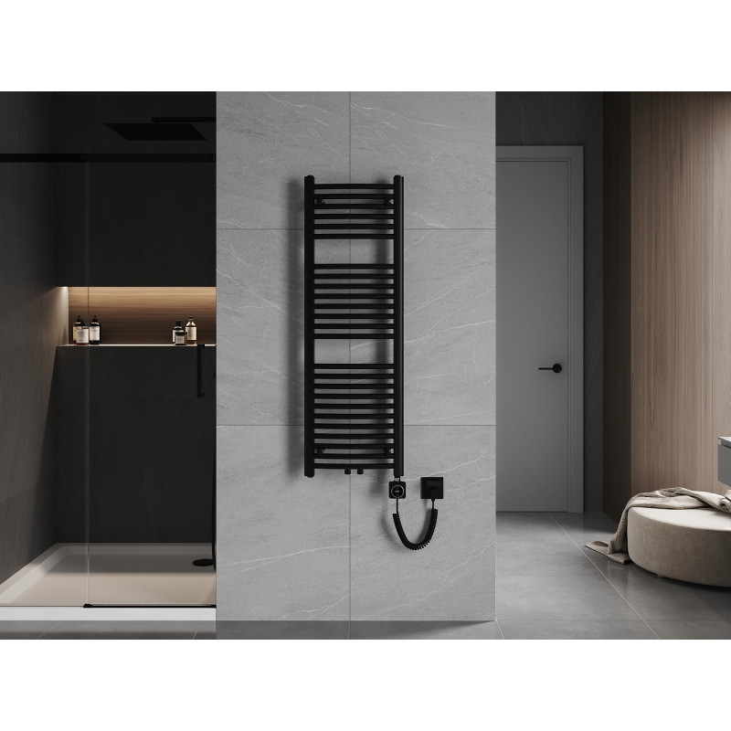 Mexen Ares radiador eléctrico 1200 x 400 mm, 400 W, negro - W102-1200-400-6400-70