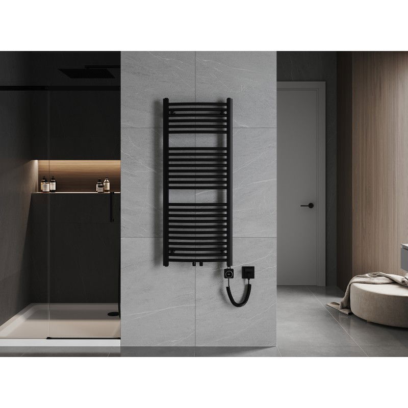 Mexen Ares elektrische radiator 1200 x 500 mm, 500 W, zwart - W102-1200-500-6500-70