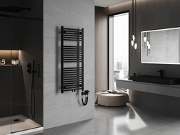 Mexen Ares elektrisk radiator 1200 x 500 mm, 500 W, svart - W102-1200-500-6500-70