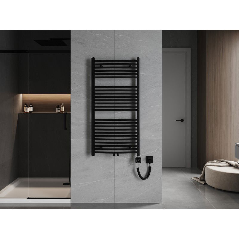 Mexen Ares elektriskais radiators 1200 x 600 mm, 600 W, melns - W102-1200-600-6600-70