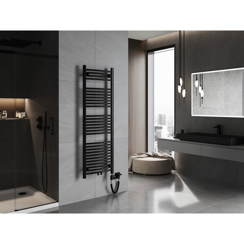 Mexen Ares radiador elétrico 1500 x 500 mm, 600 W, preto - W102-1500-500-6600-70