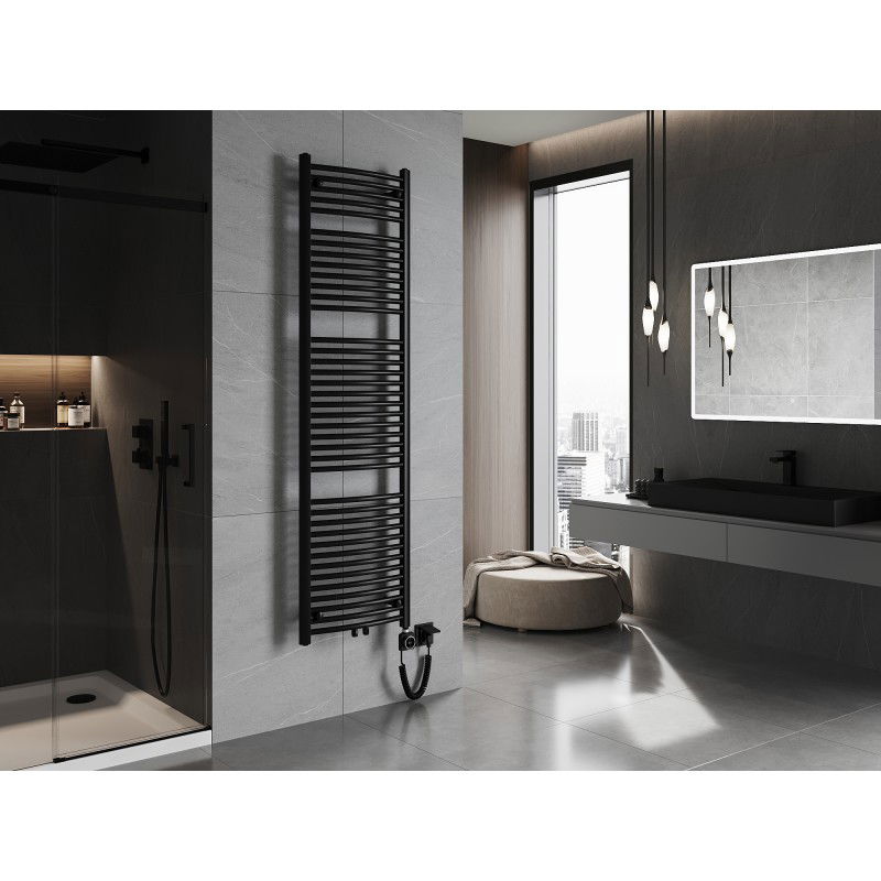 Mexen Ares električni radiator 1800 x 500 mm, 900 W, črn - W102-1800-500-6900-70