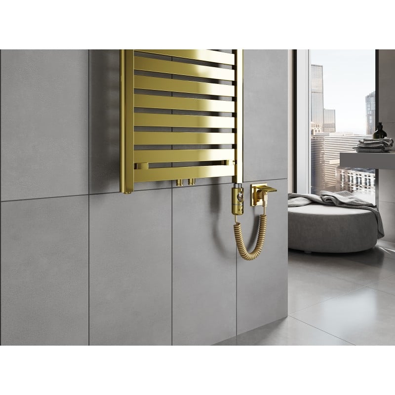 Mexen Uran elektrisk radiator 800 x 500 mm, 300 W, gyllene - W105-0800-500-2300-50