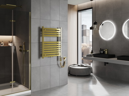 Mexen Uran aquecedor elétrico 800 x 600 mm, 300 W, dourado - W105-0800-600-2300-50