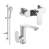 Mexen Milo DF40 dušikomplekt, kroom - 713054DF40-00