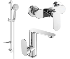 Mexen Milo DF40 dušikomplekt, kroom - 713054DF40-00