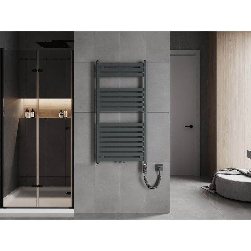 Mexen Uran elektriskais radiators 1200 x 600 mm, 600 W, antracīts - W105-1200-600-2600-66